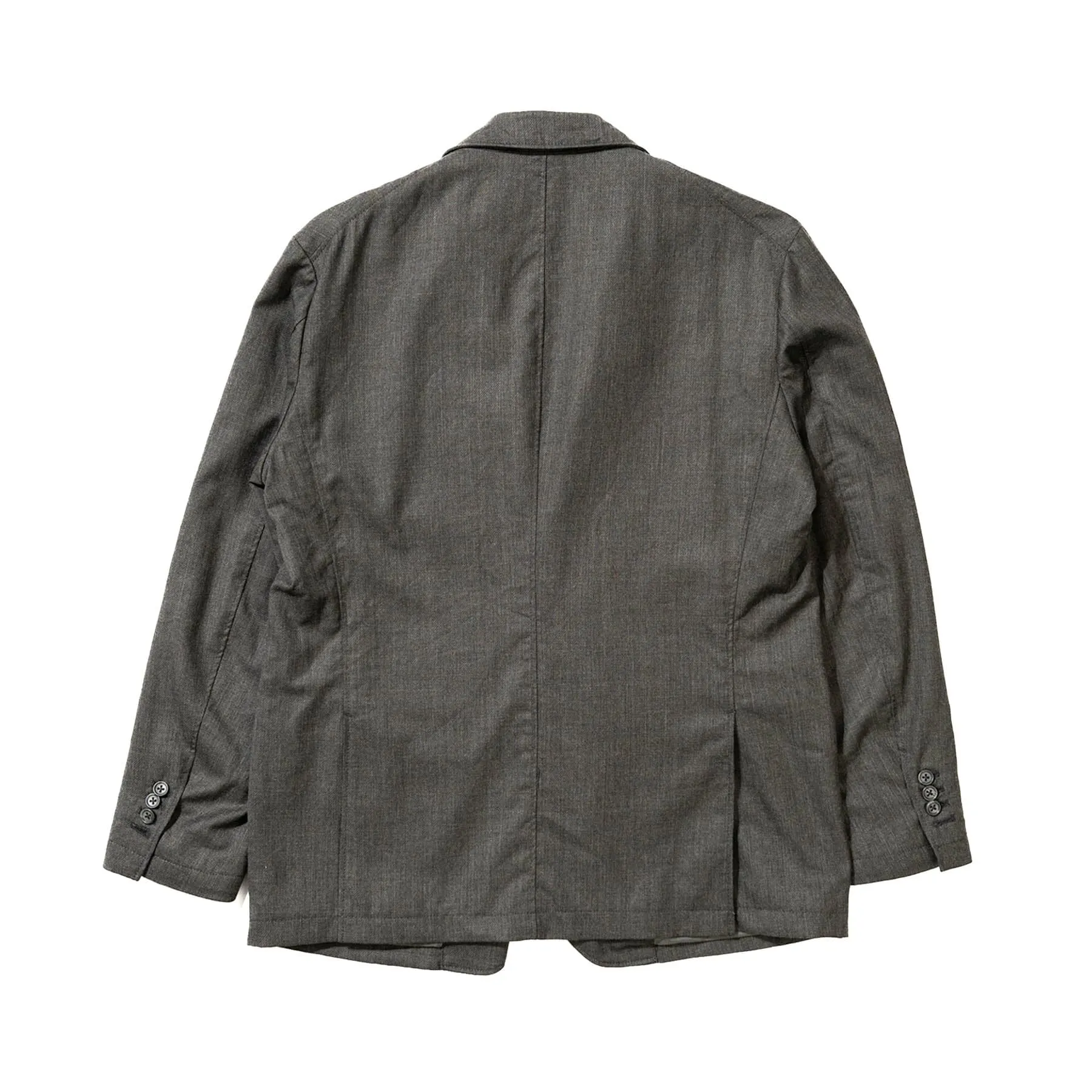 Andover Jacket - Charcoal Worsted Wool Gabardine