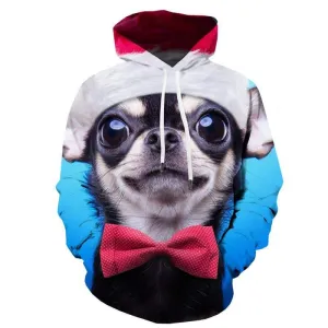 Animal Sweatshirts men Lovely 3d Printed Christmas Hooded Casual Party Hoodie Print