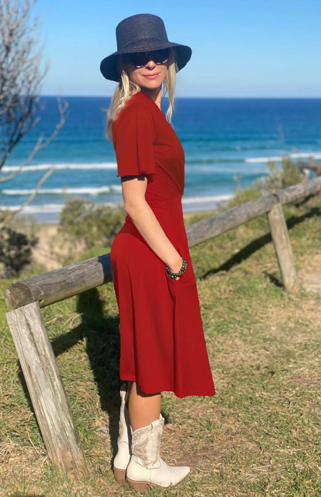 Cara Wrap Dress