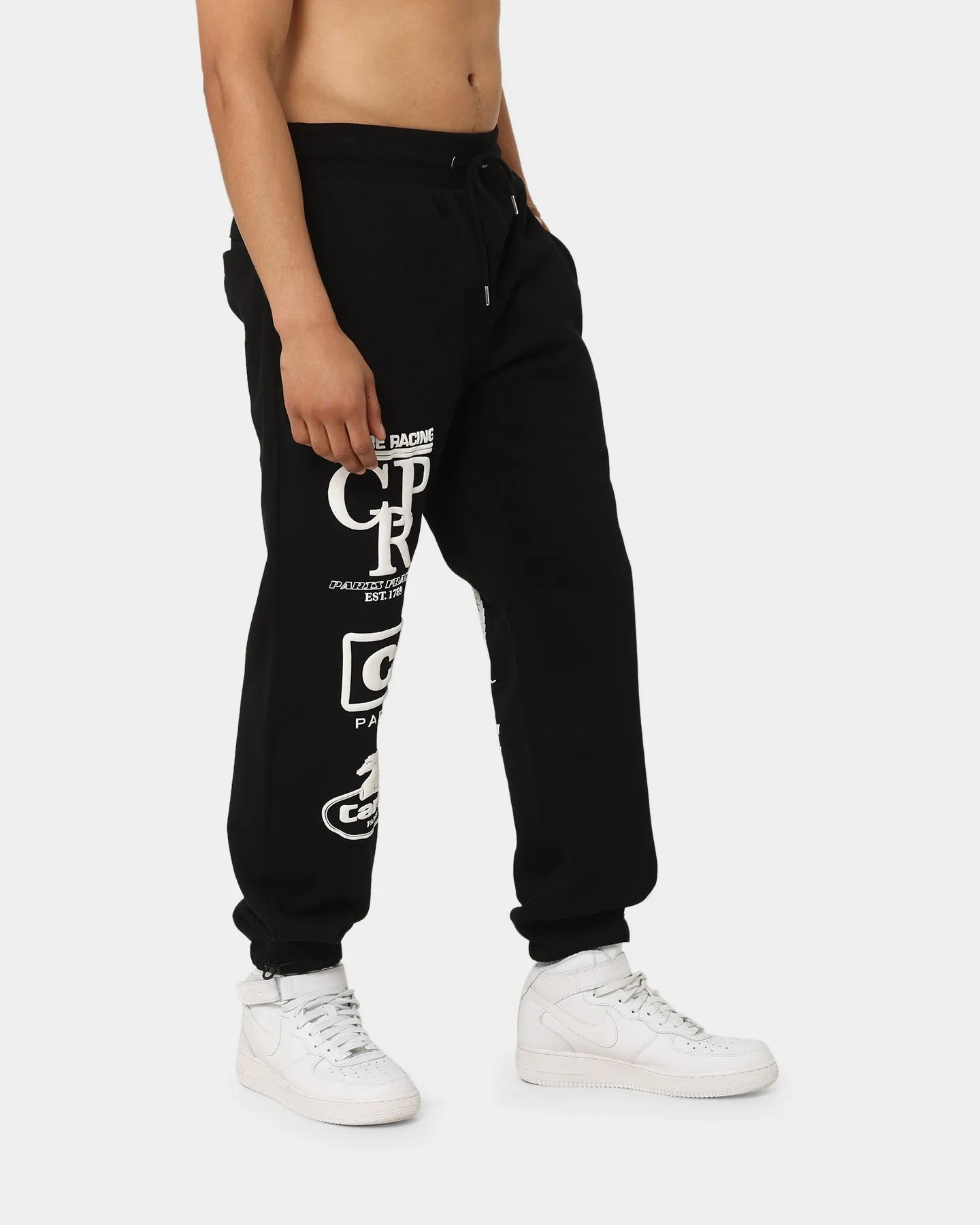 Carre Automobile Baggy Sweat Pants Black