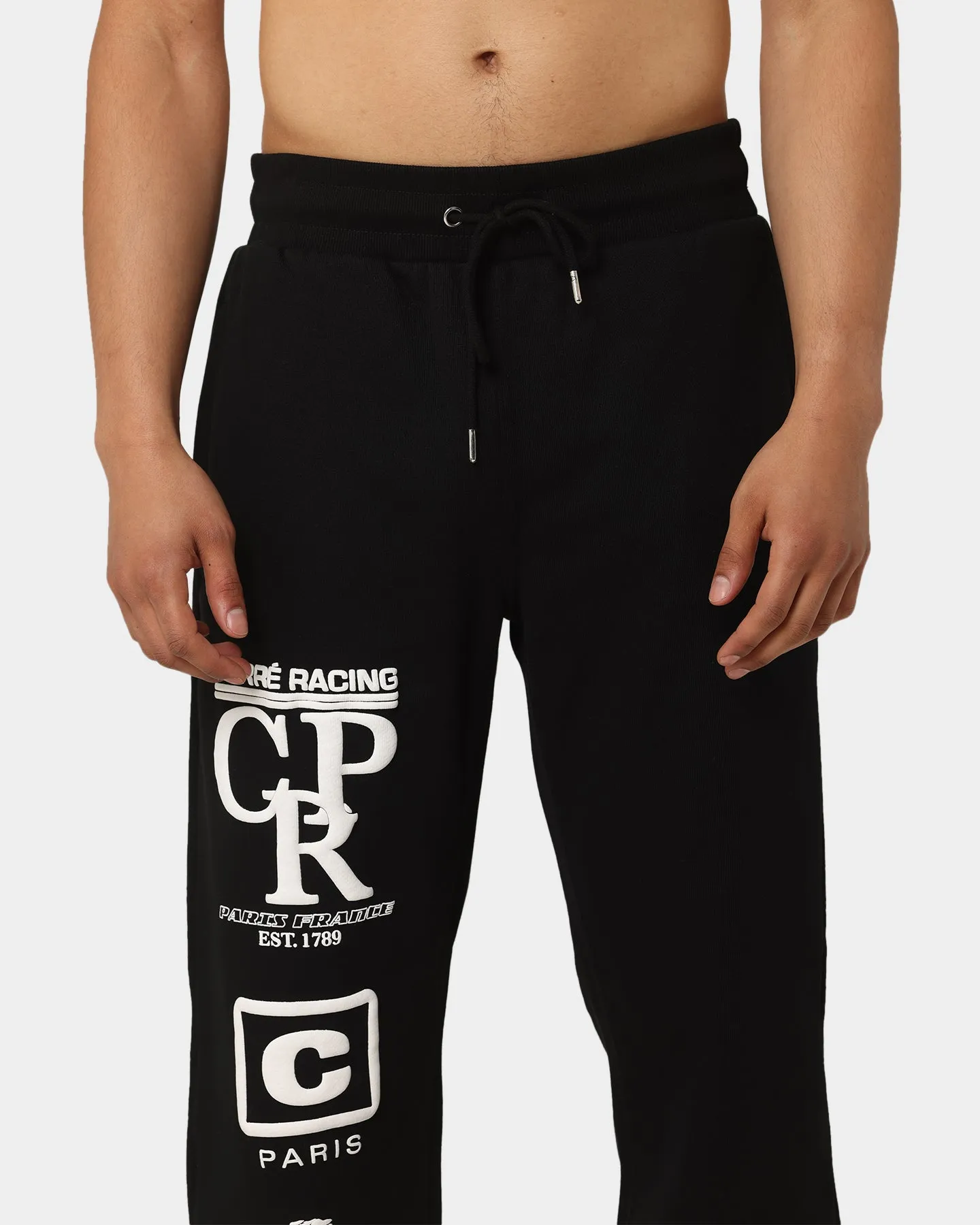 Carre Automobile Baggy Sweat Pants Black