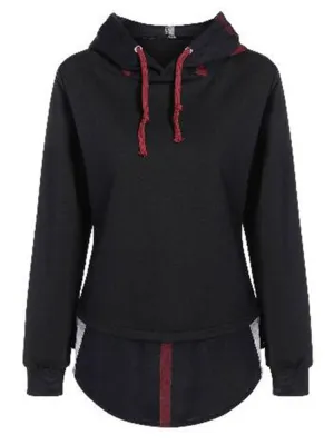 Casual Hooded Drawstring Sweatshirts