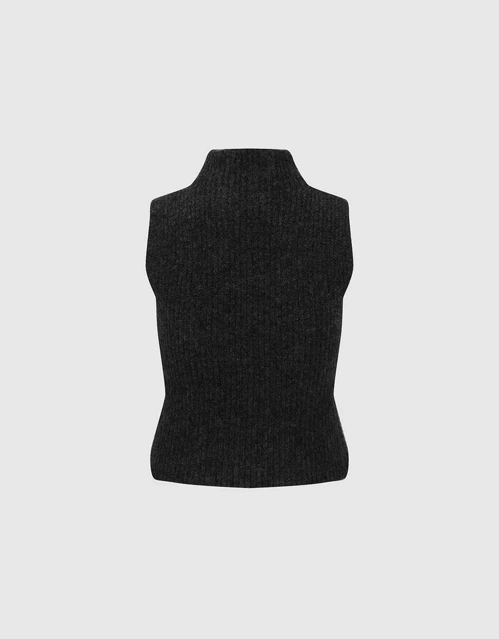 Collar Knitted Vest