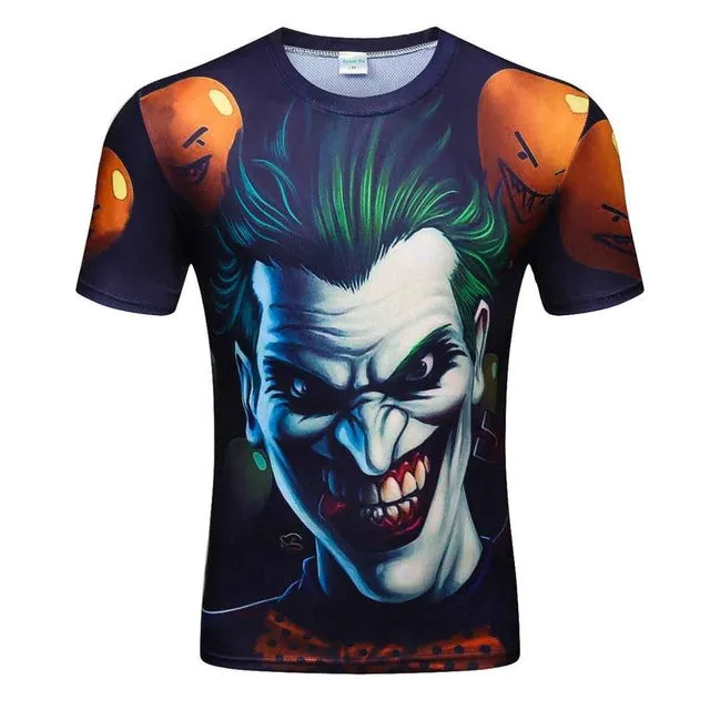 Colorful 3D Printed High Quality Tees #joker4