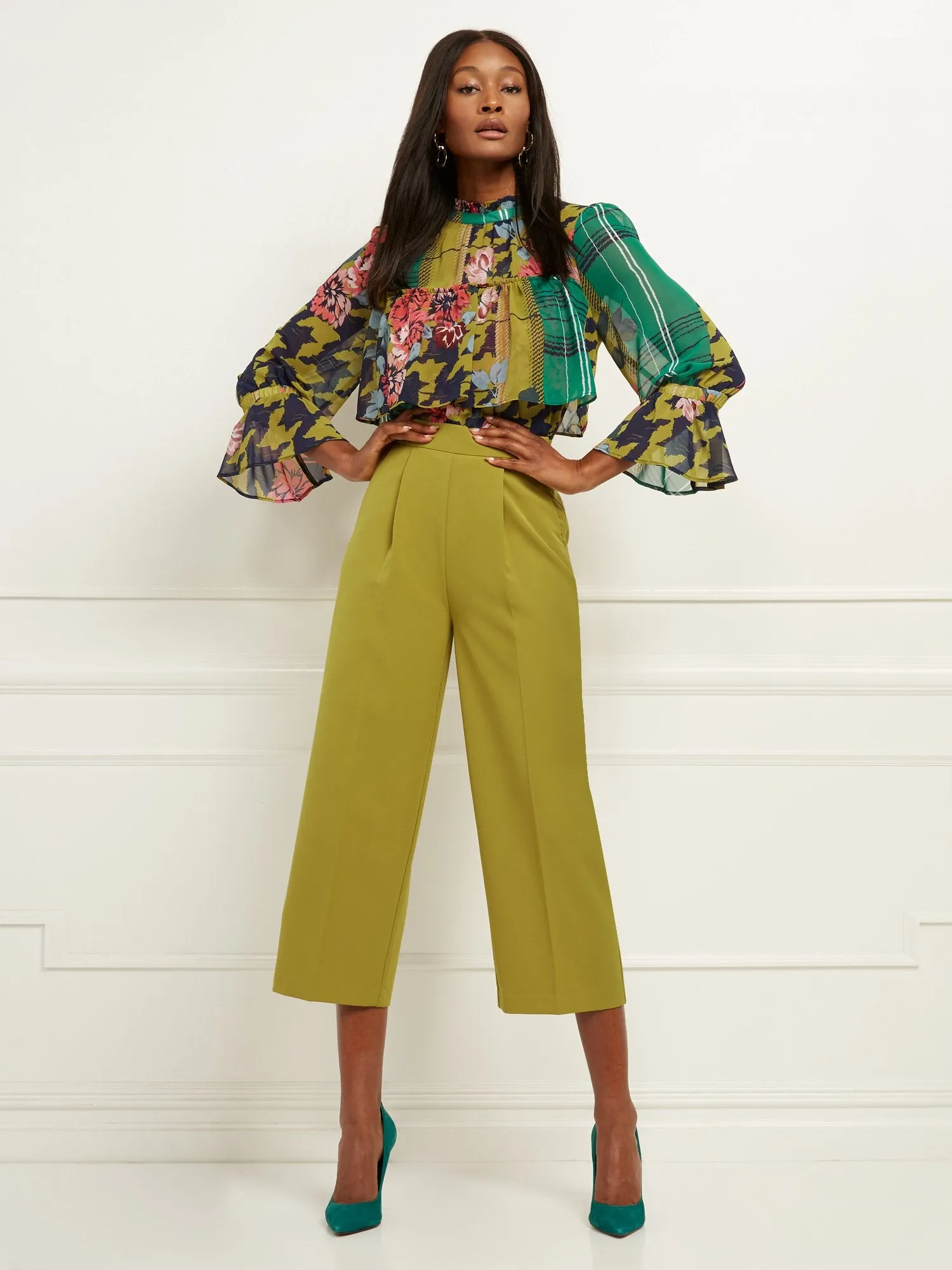 Crop Wide-Leg Pant - Signature - 7th Avenue