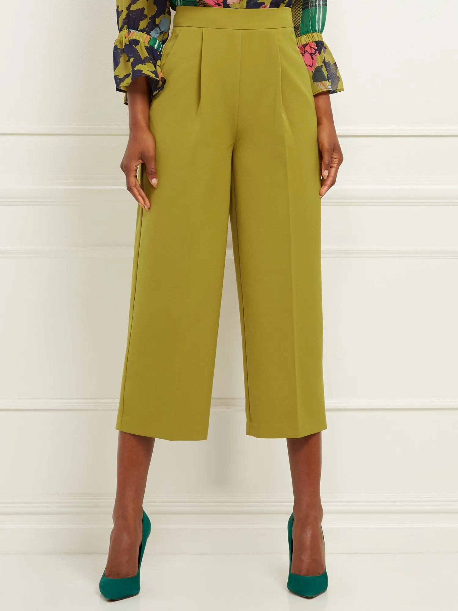 Crop Wide-Leg Pant - Signature - 7th Avenue