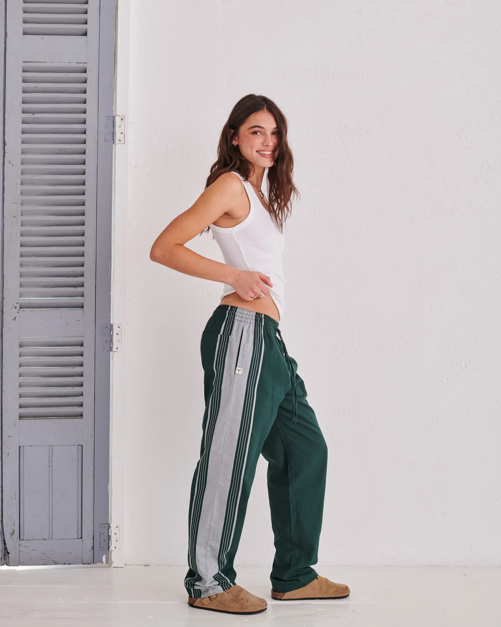 Dark Green Classic Lounge Pants