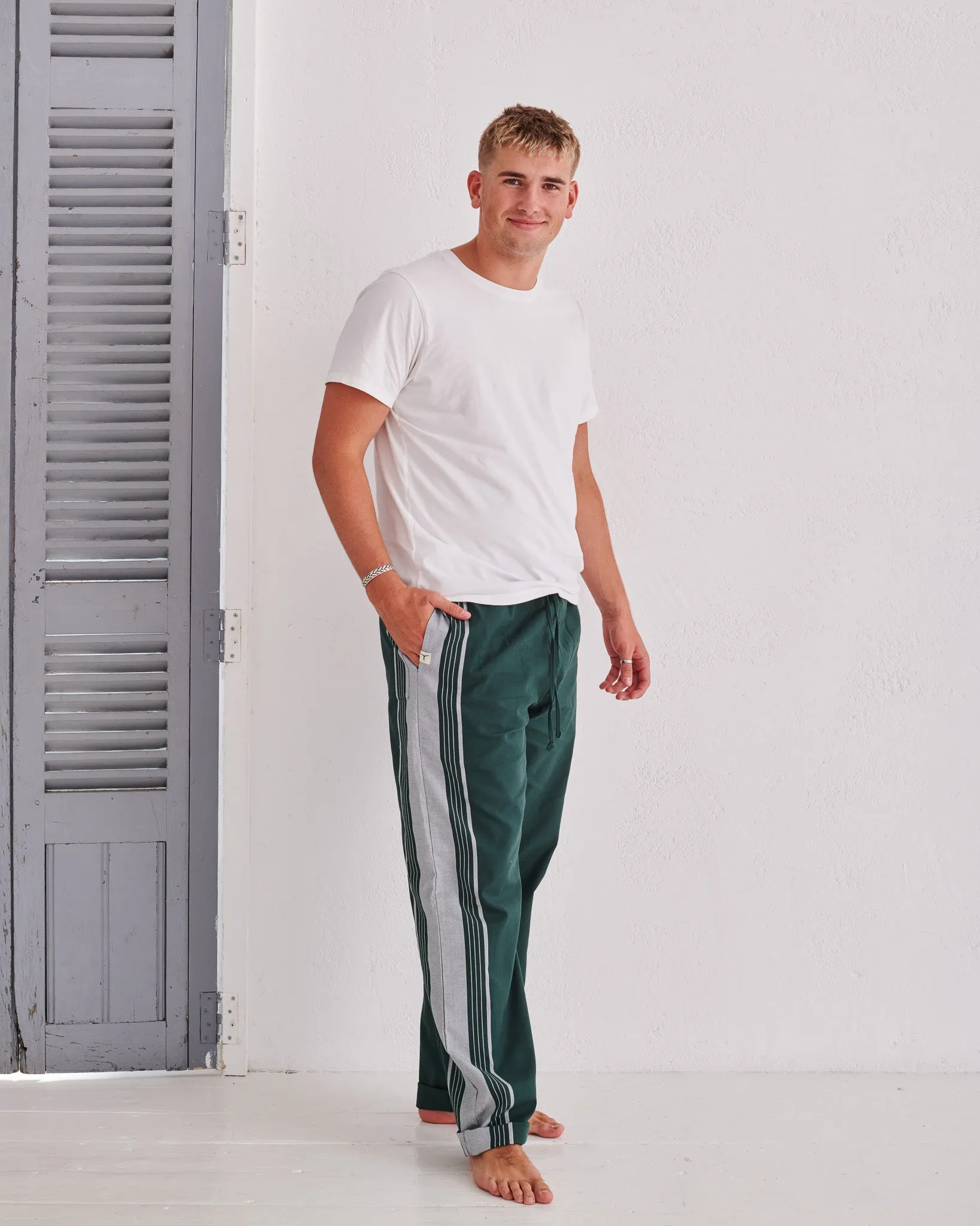 Dark Green Classic Lounge Pants