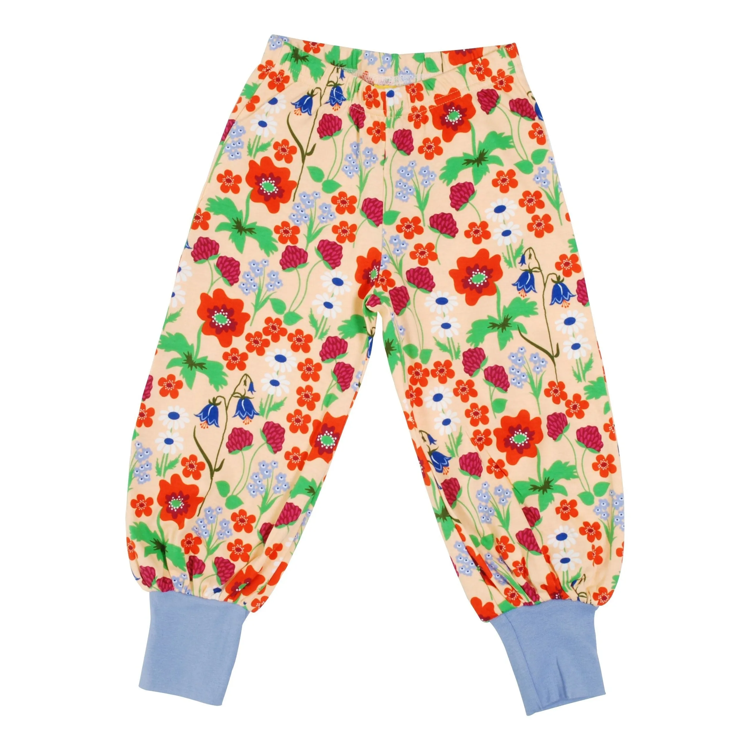 Flowers - Apricot Baggy Pants