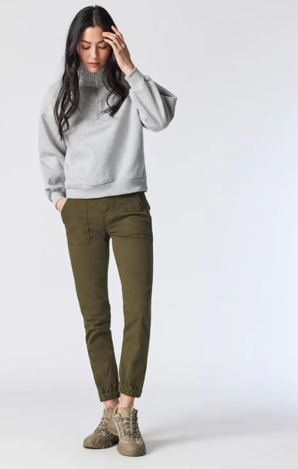 IVY DARK JADE TWILL PANT