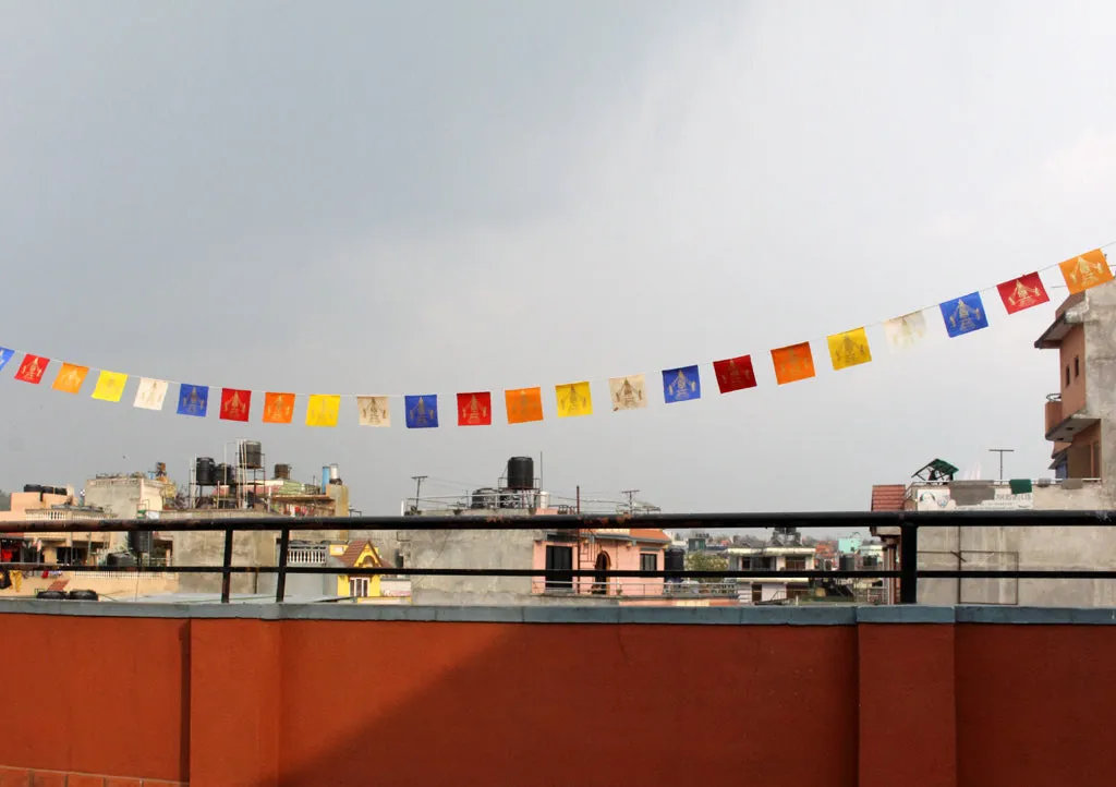 Kathmandu Swayambhunath Stupa Lokta Paper Prayer Flags