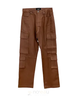 NOEAU - Baggy Fit Denim Jeans Brown Pant