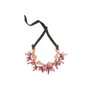 Rhumba Necklace in Salmon Faire Collection