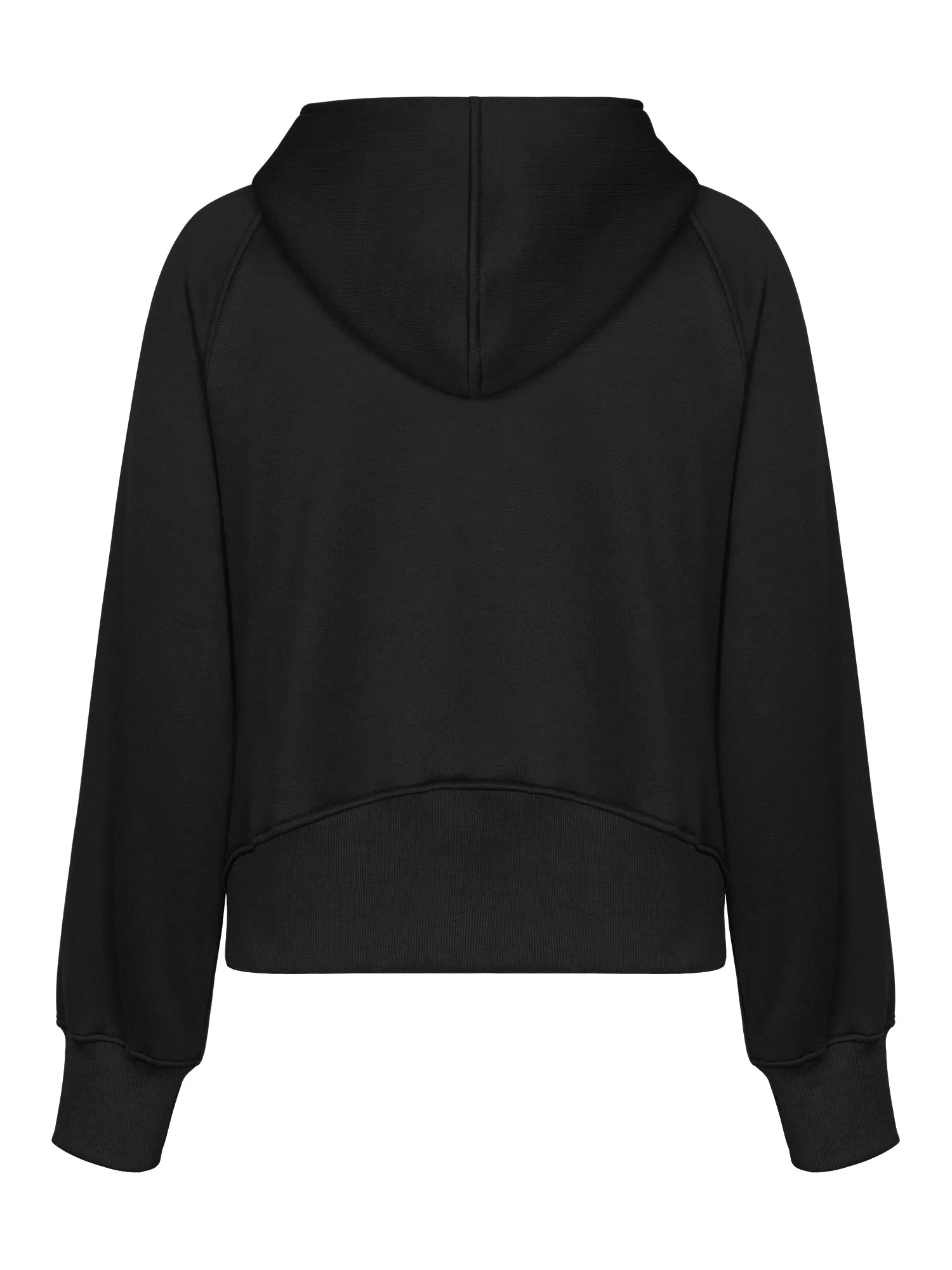 Rivelino Womens Hooded Sweatshirts Half Zipper Cropped Hoodies Long Sleeve Pullover Tops