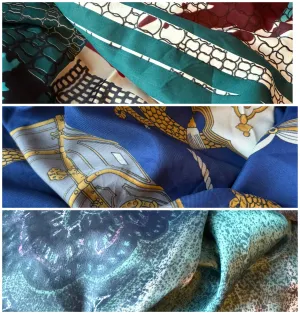 SALE ITEM: True Vintage Scarf Gift Set (Blue)