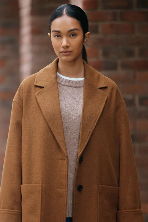 Tan Wool Coat