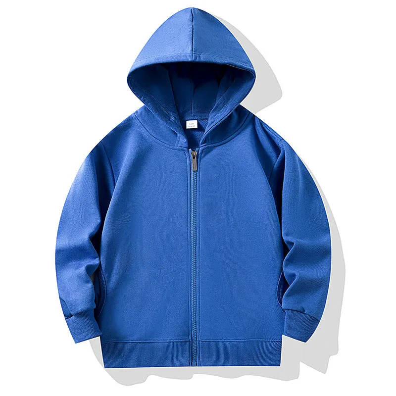 Unisex Toddler Zip Up Sweatshirts Lightweight Jacket Hooded Coats