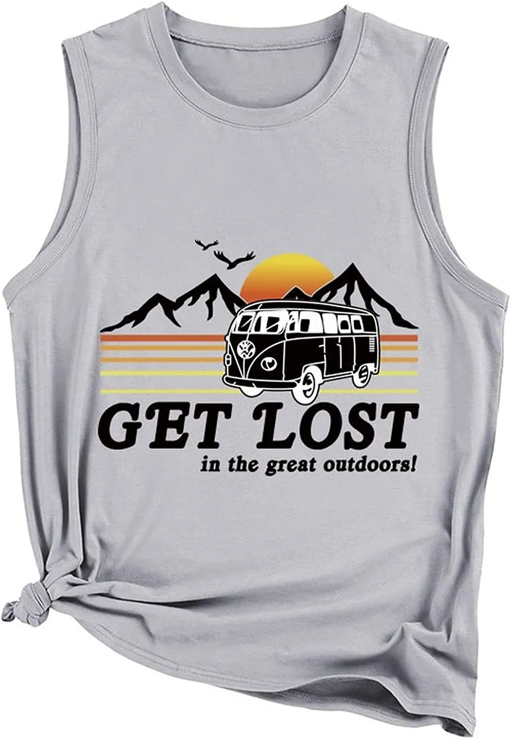 Women Get Lost in The Great Outdoors Tank Tops