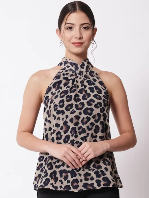 Women's Animal Printed Top